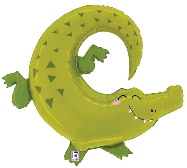 Jungle Alligator Foil Balloon