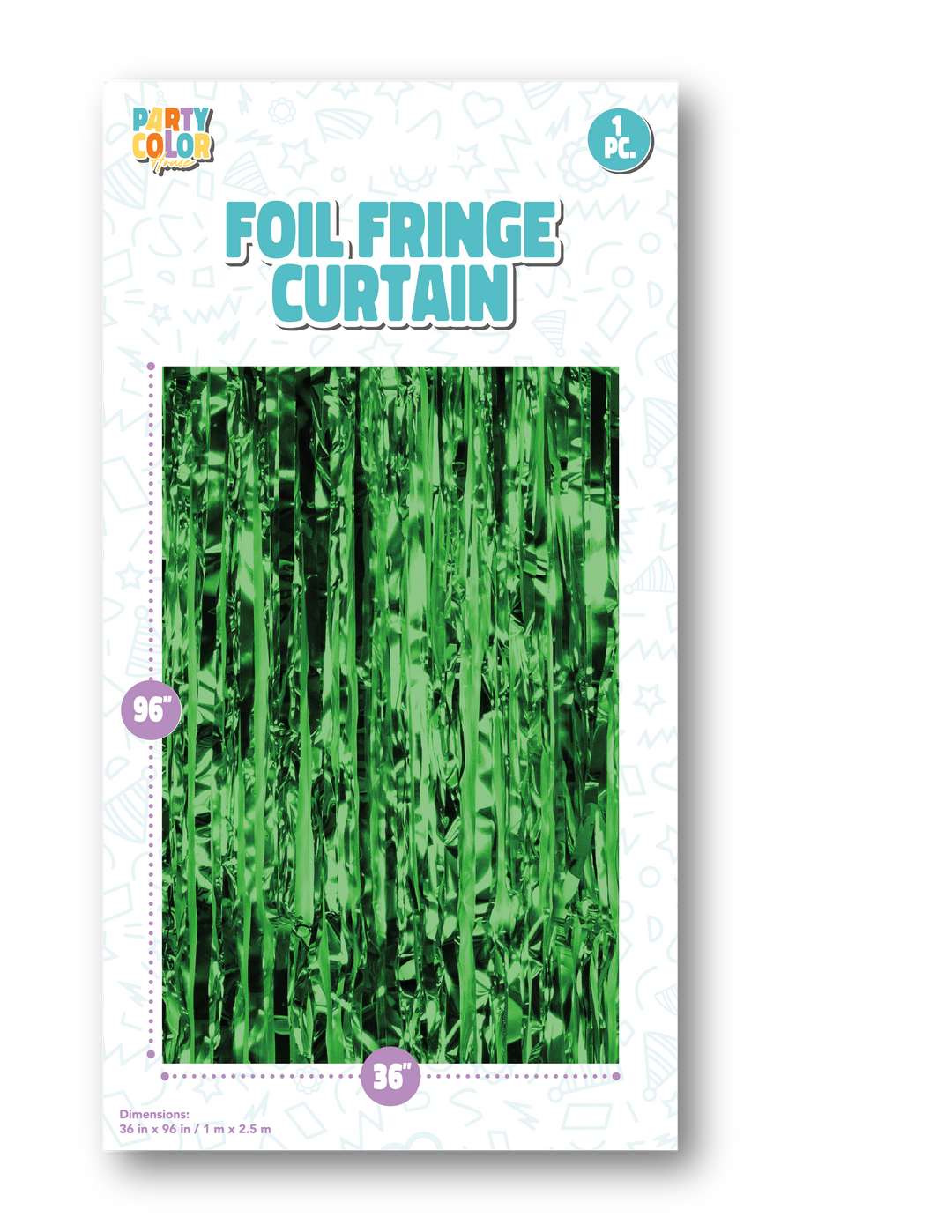 Fringe Curtain, green