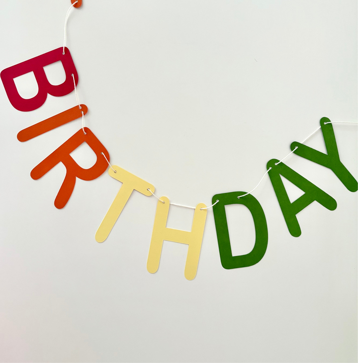 Happy Birthday Colourful Banner
