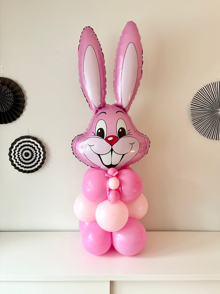 Easter Bunny Balloon Column