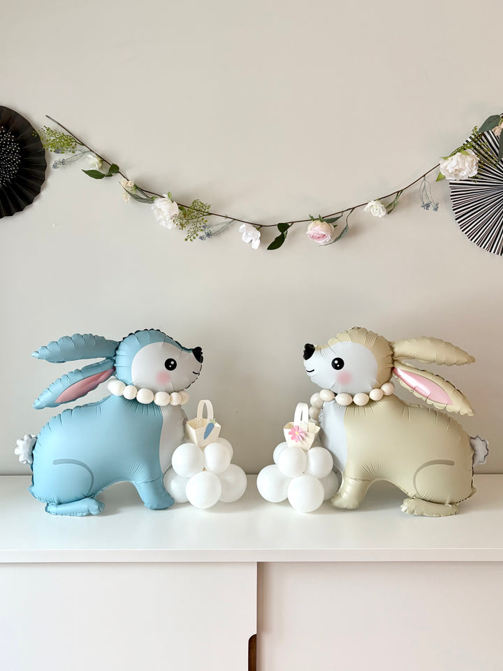 Easter Bunny Balloon with basket