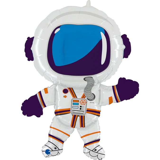 Happy Astronaut Foil Balloon