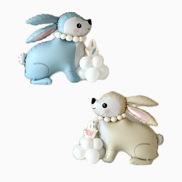 Easter Bunny Balloon with basket