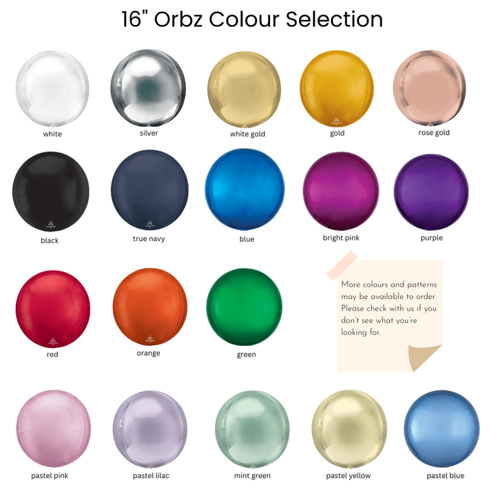 Balloon Table Centrepiece, orbz topper