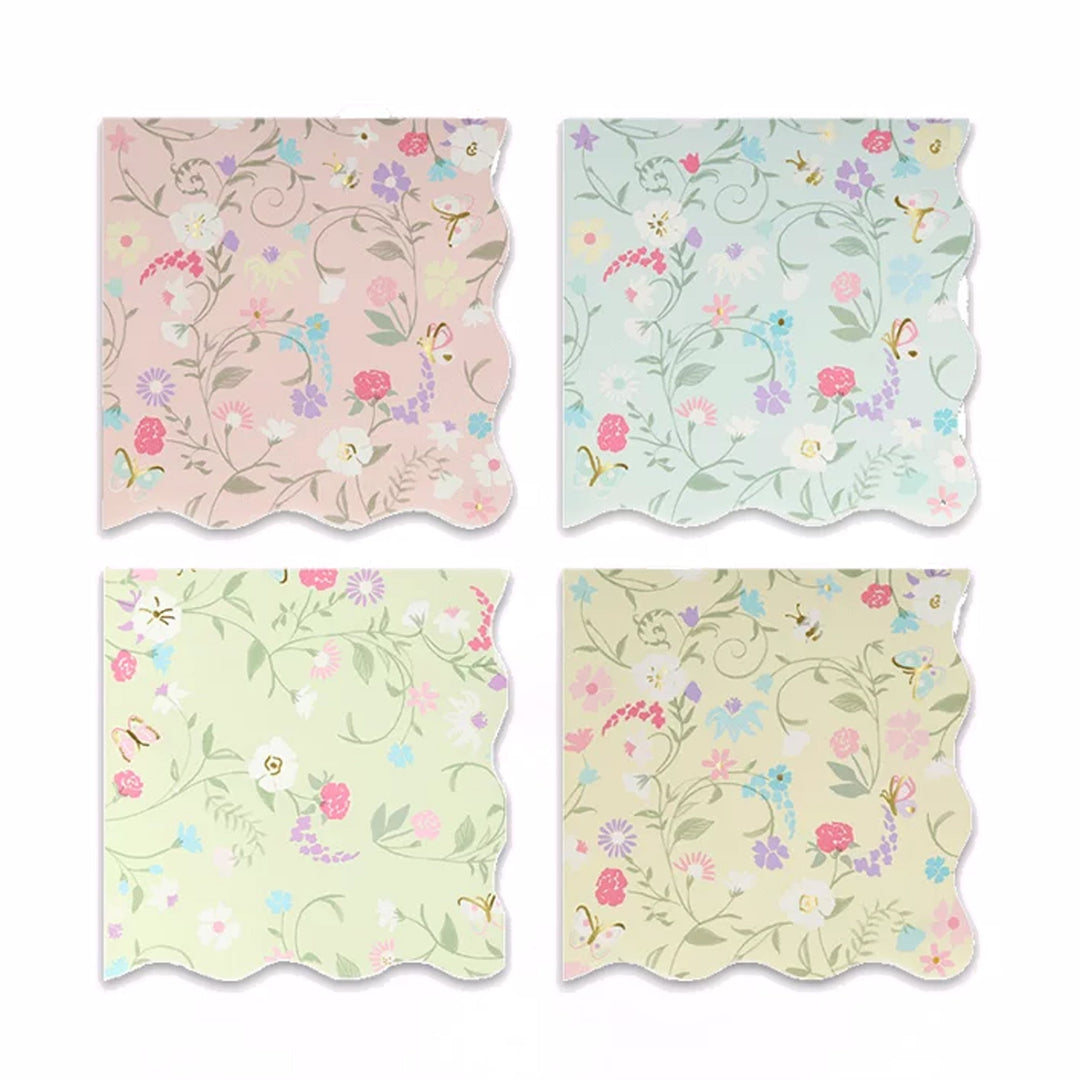 Ladurée Floral Cocktail Napkins