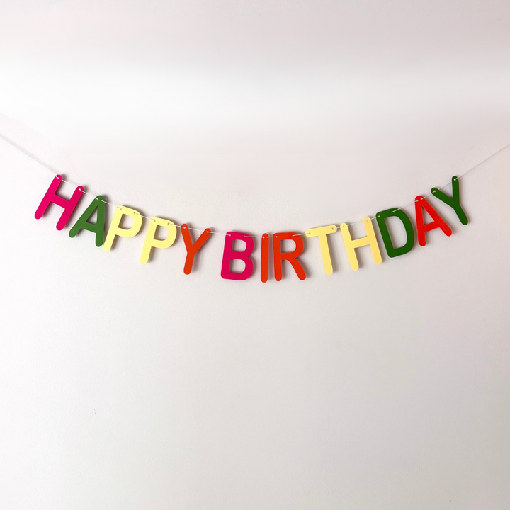 Happy Birthday Colourful Banner