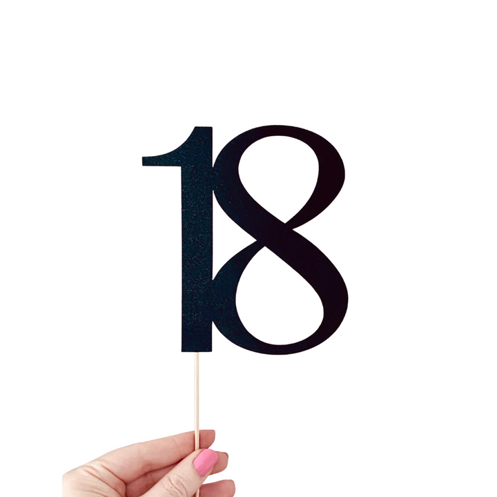 Number Topper (choose your colour)