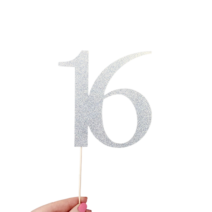 Number Topper (choose your colour)