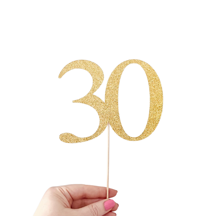 Number Topper (choose your colour)