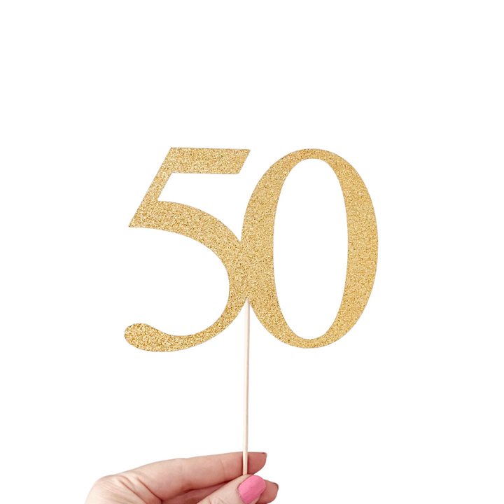 Number Topper (choose your colour)