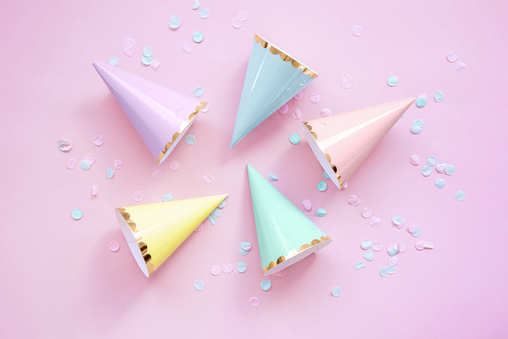 Yummy Party Hats, mixed colours
