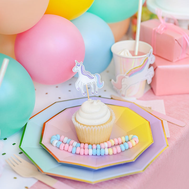 Yes Way, Ombre Plates (two sizes) Set of 10