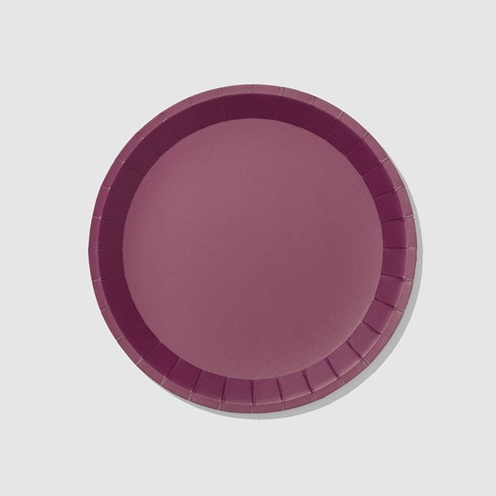 Plum Classic Plates (two sizes) Set of 10
