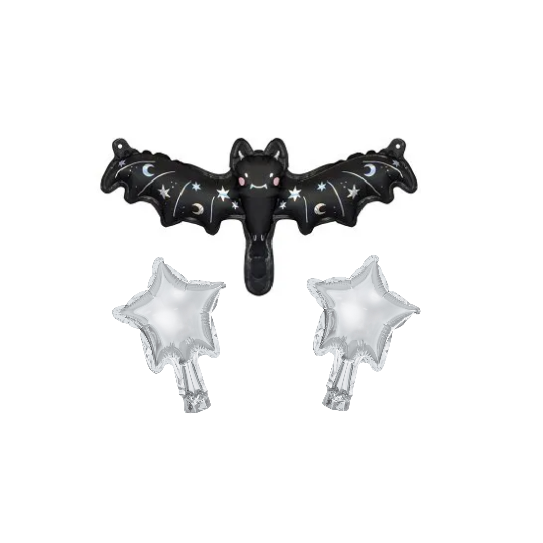 Bat and Stars Balloon Set