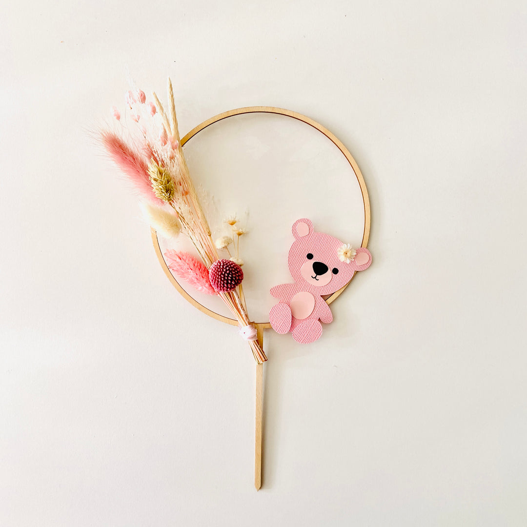 Baby Bear Floral Topper