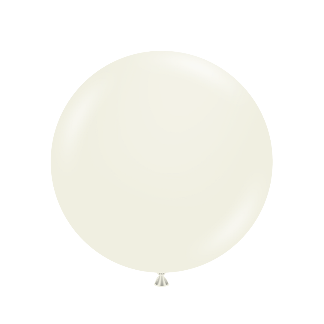 Lace White Jumbo Latex Balloon