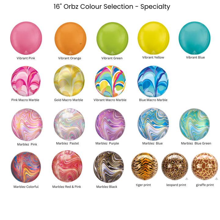 Balloon Table Centrepiece, orbz topper