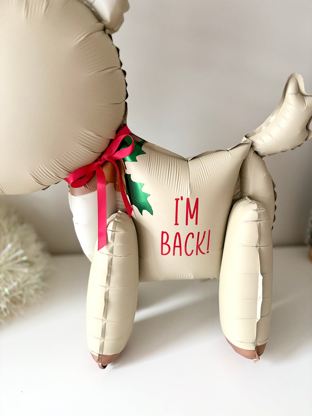 Elf Arrival Reindeer Balloon