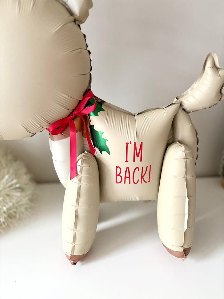 Elf Arrival Reindeer Balloon