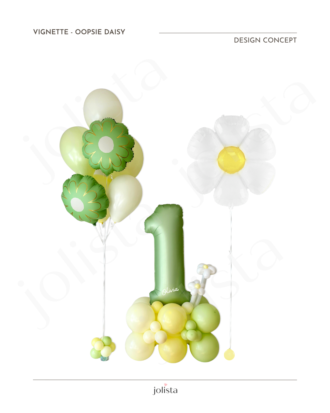 mockup of balloon vignette oopsie daisy design concept