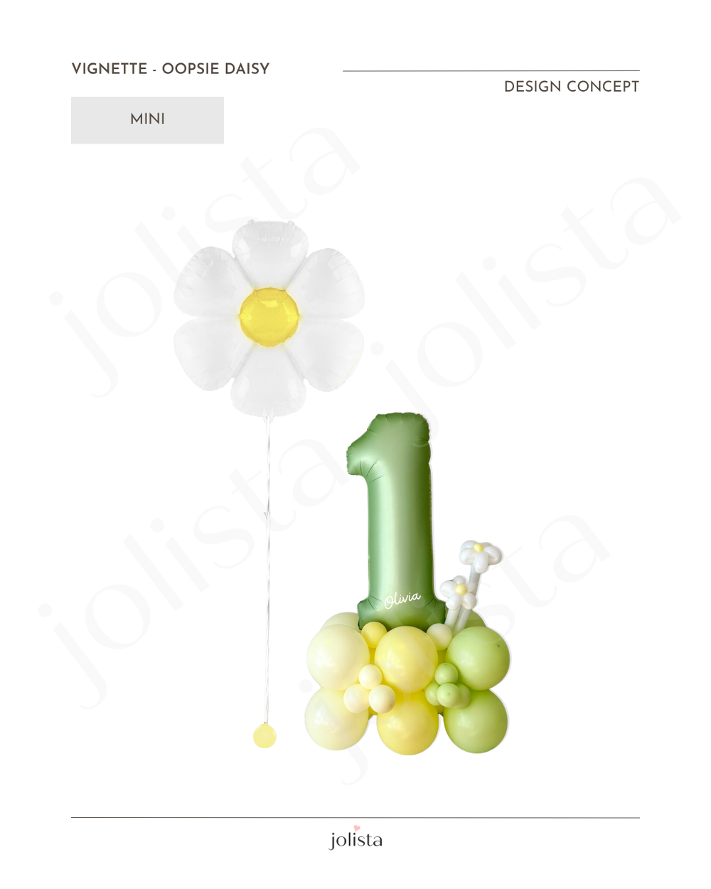 mock-up of balloon vignette oopsie daisy - mini tier