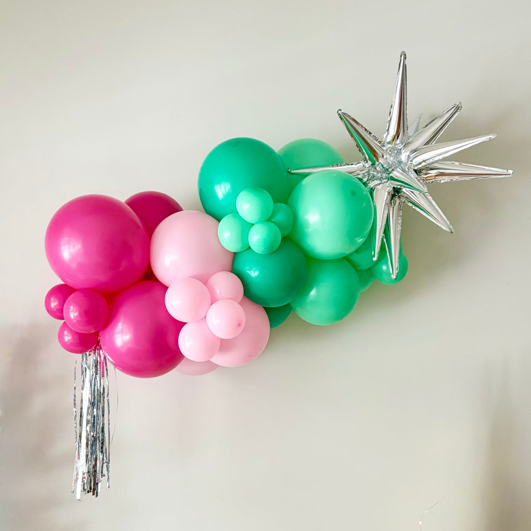 Merry and Bright Balloon Garland