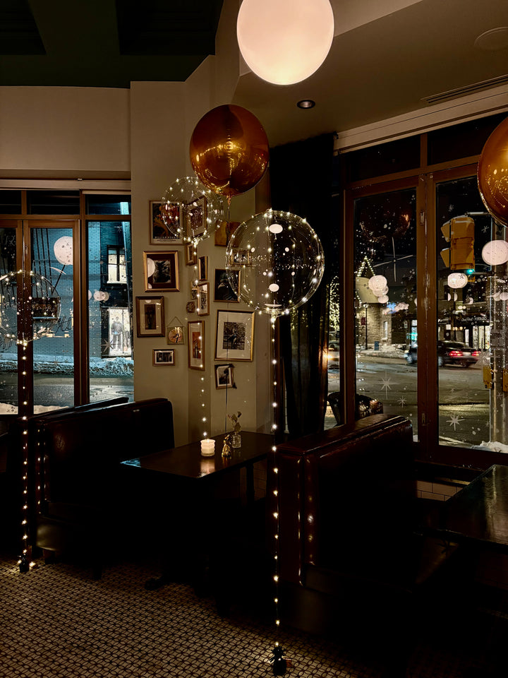 Orbz & Bubble Balloon Set with Fairy Lights