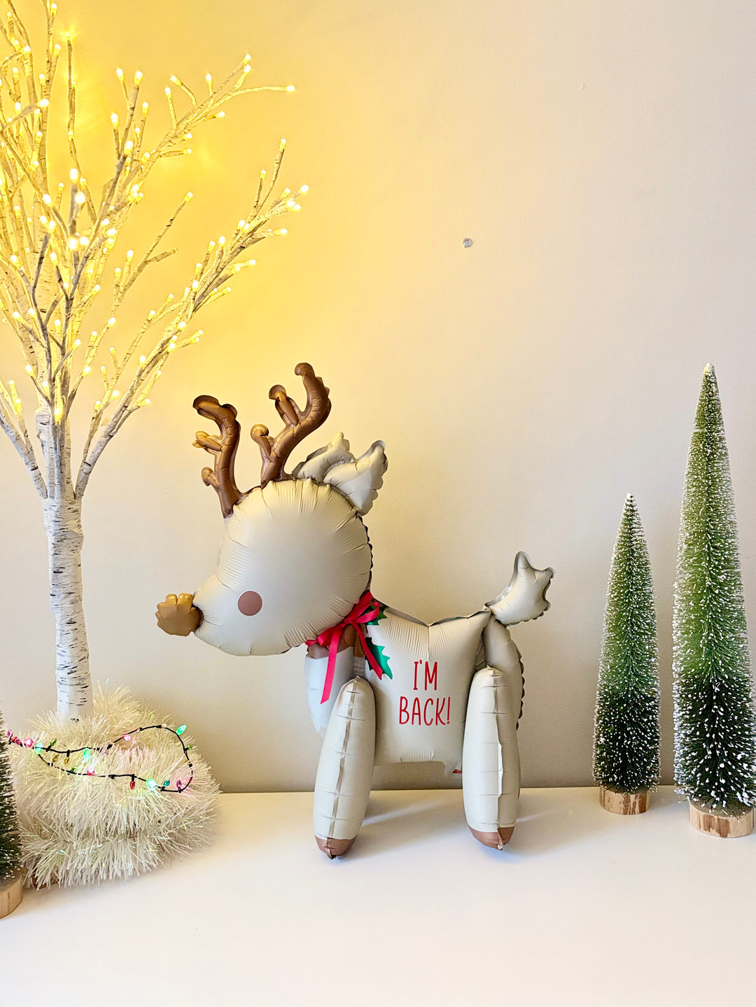 Elf Arrival Reindeer Balloon