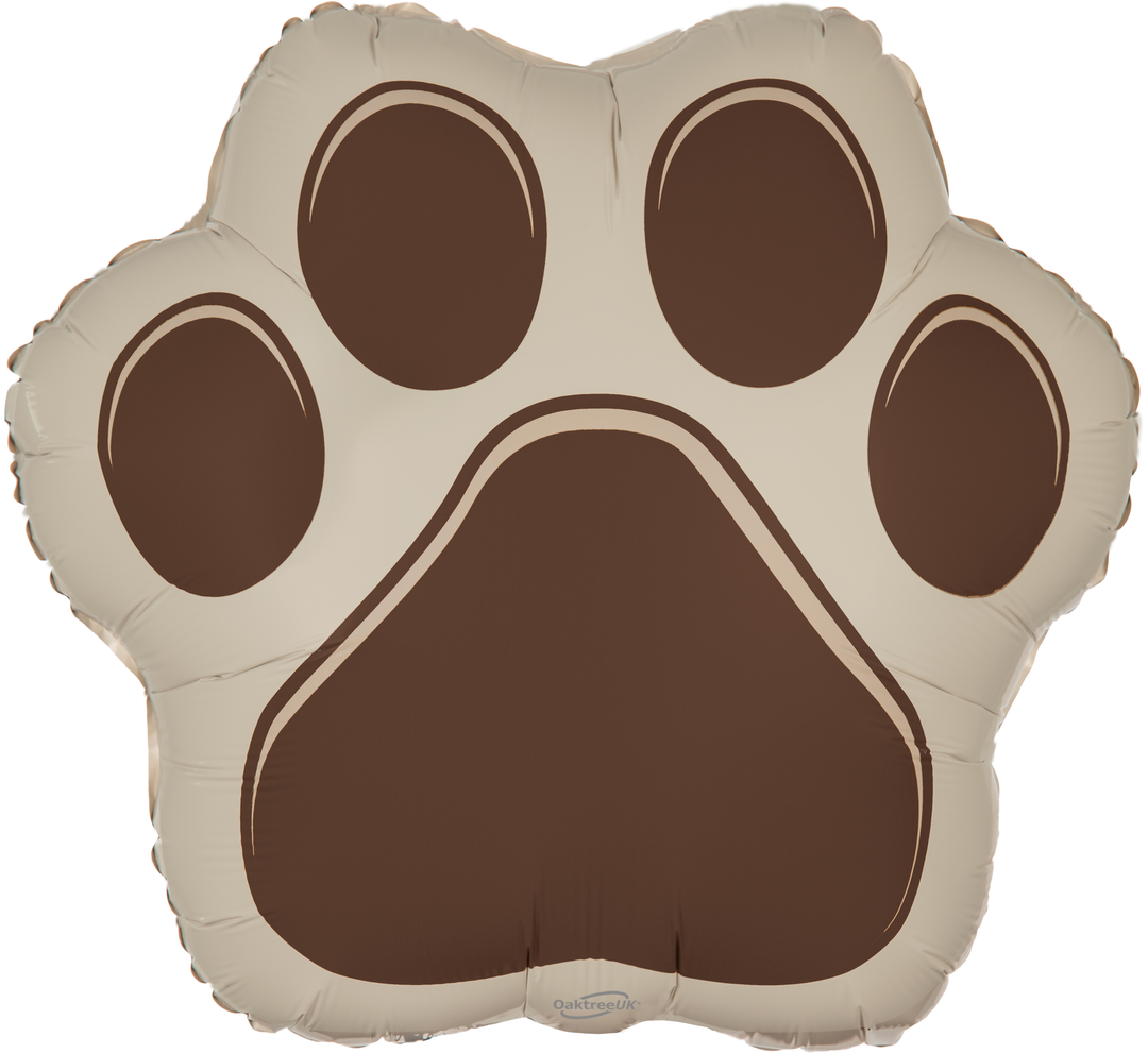 Paw Print Foil Balloon