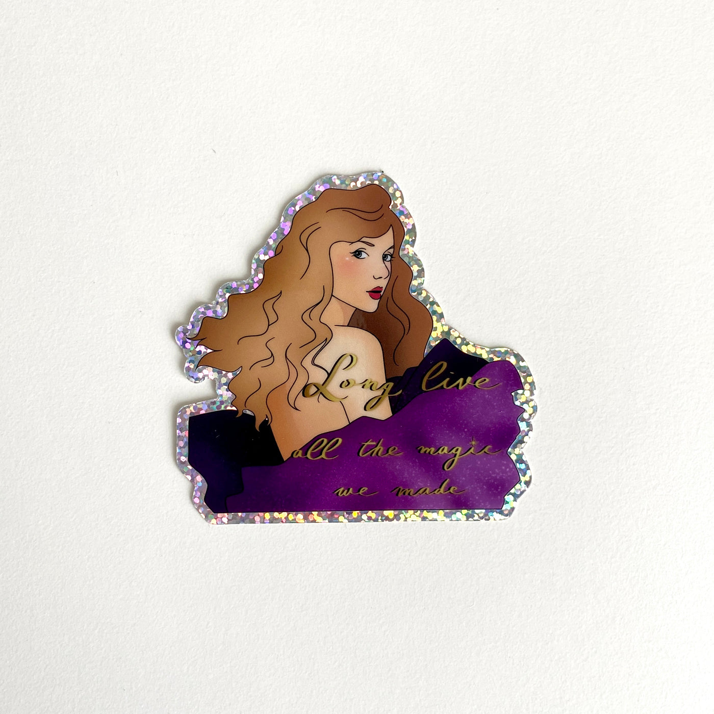 Long Live Taylor Swift Glitter Sticker