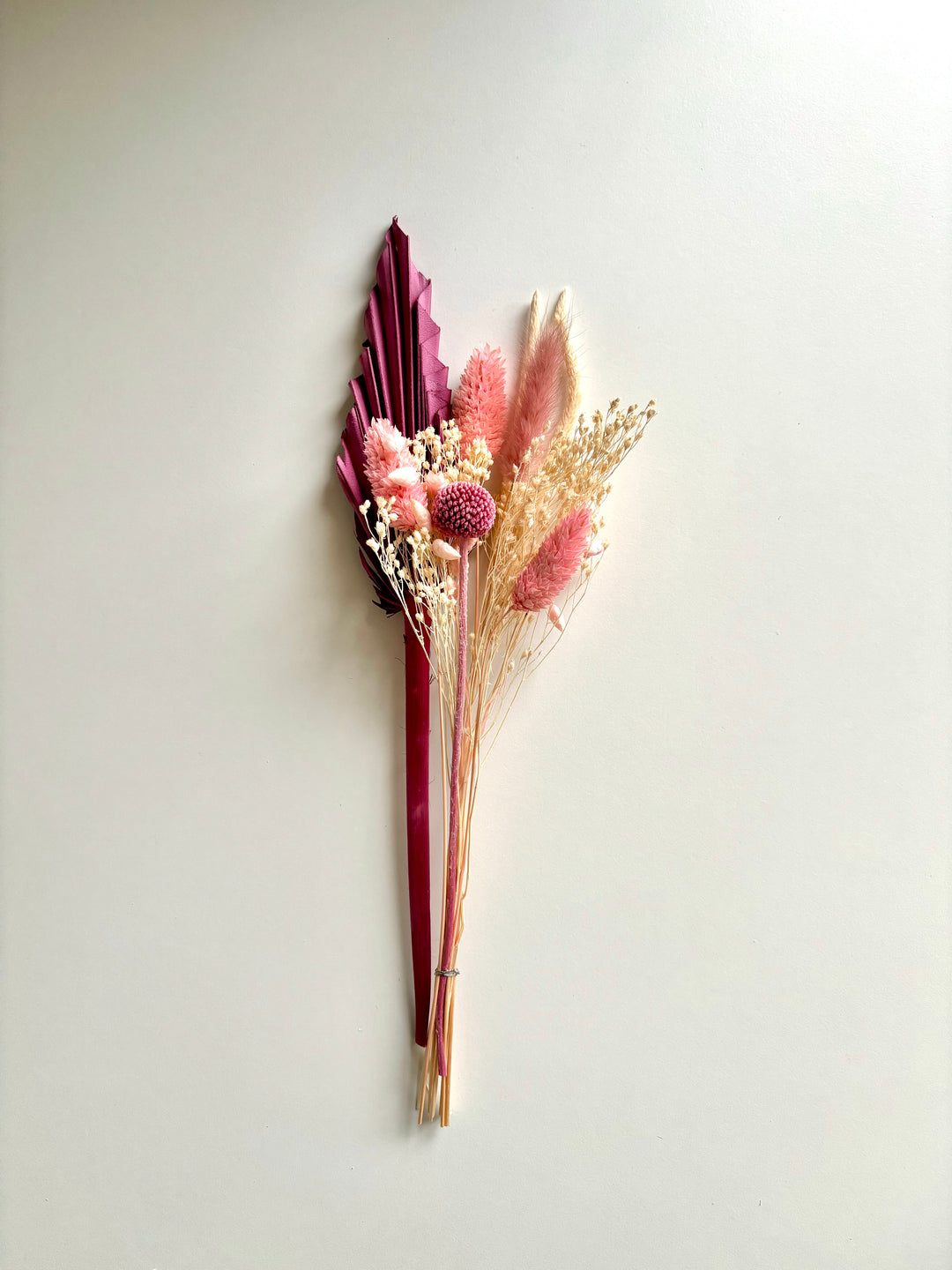 Dried flower bouquet