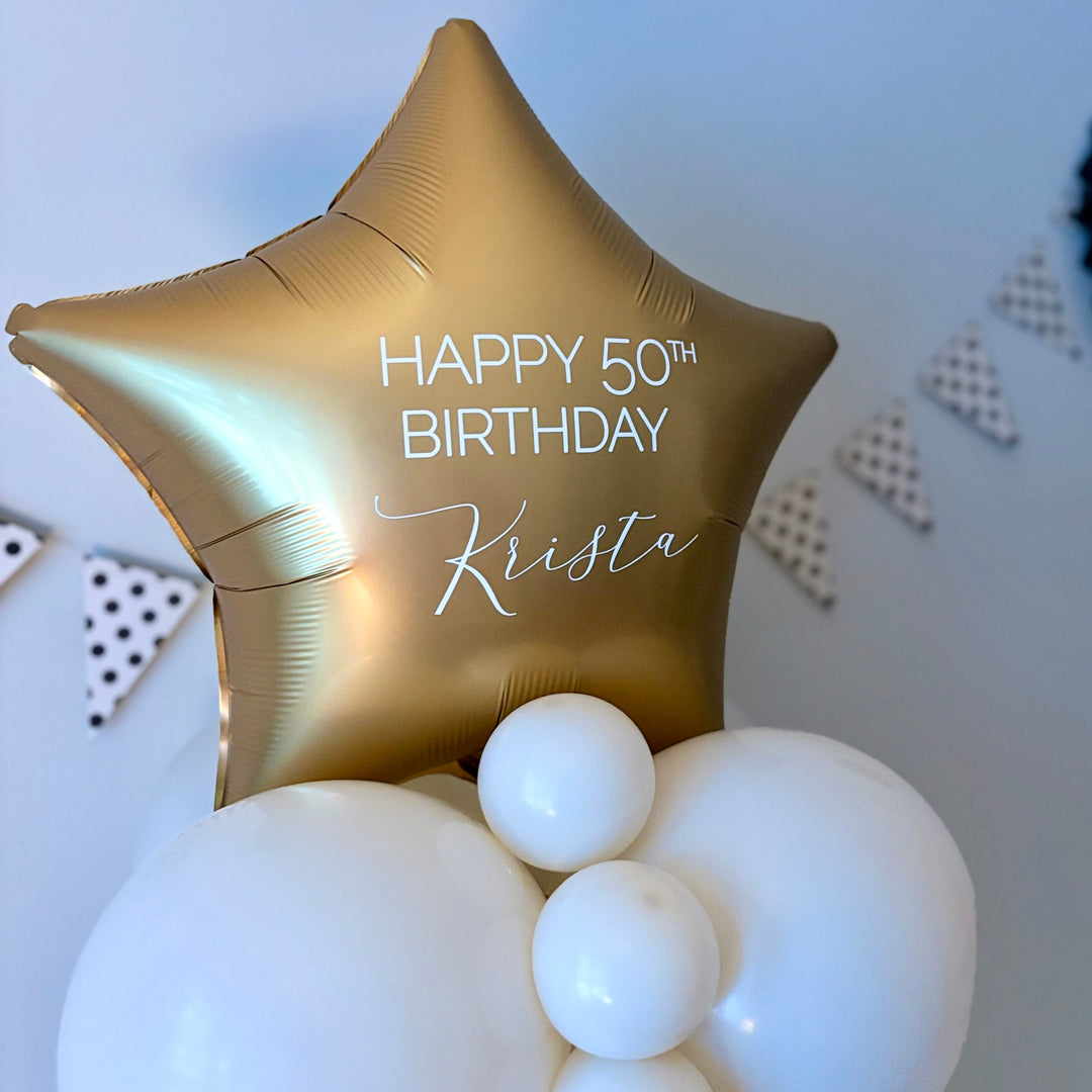Custom Star Balloon Column