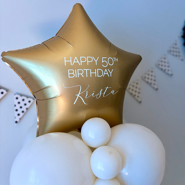 Custom Star Balloon Column