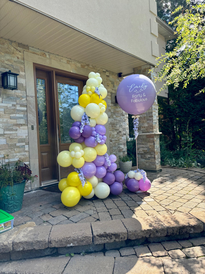 Organic Balloon Column (choose your colours)