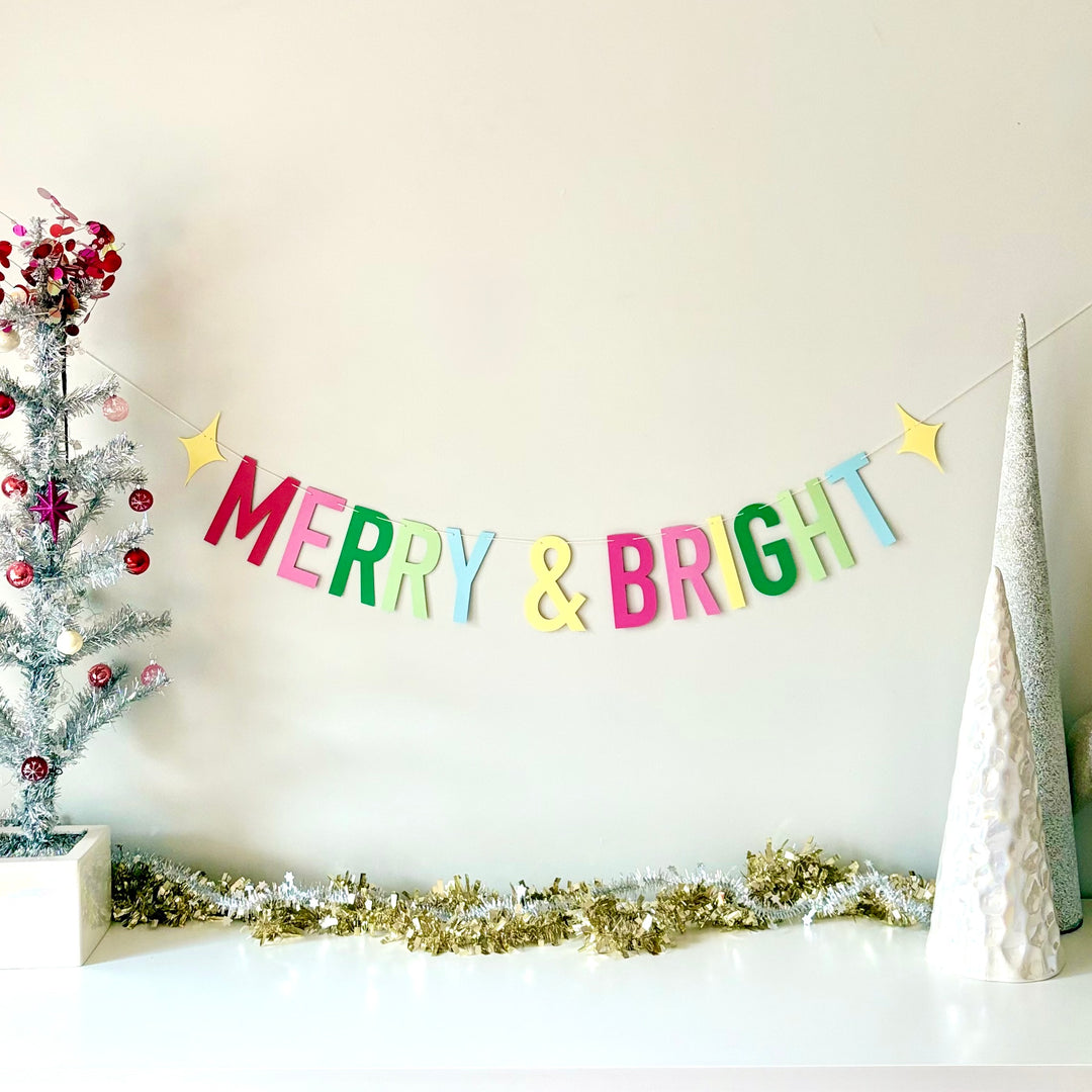 Merry & Bright Paper Banner