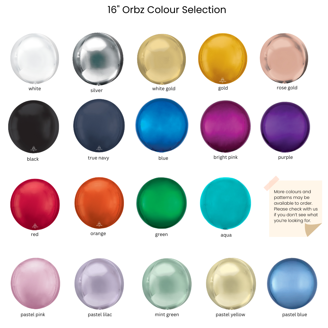 Balloon Table Centrepiece, orbz topper