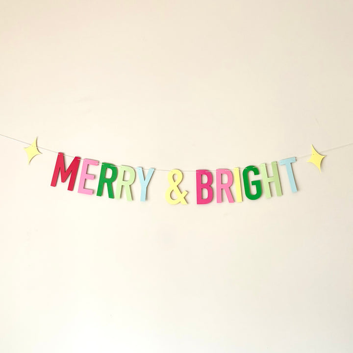 Merry & Bright Paper Banner