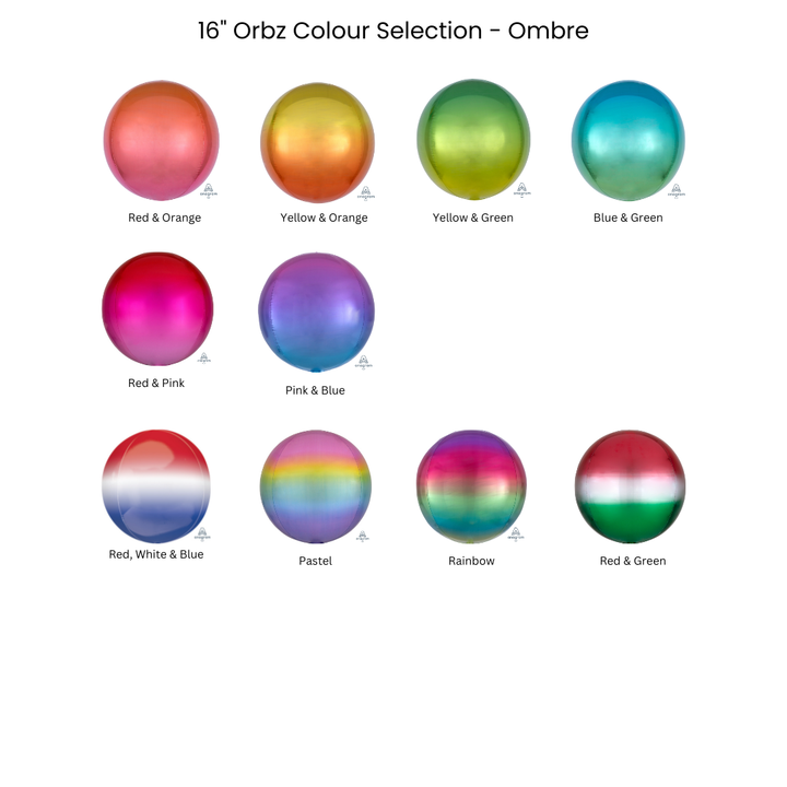 Balloon Table Centrepiece, orbz topper