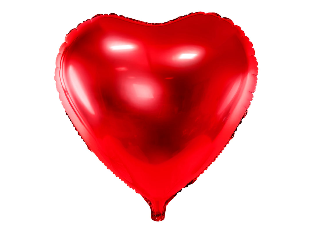 Cherry on Top Heart Foil Balloon Trio, red