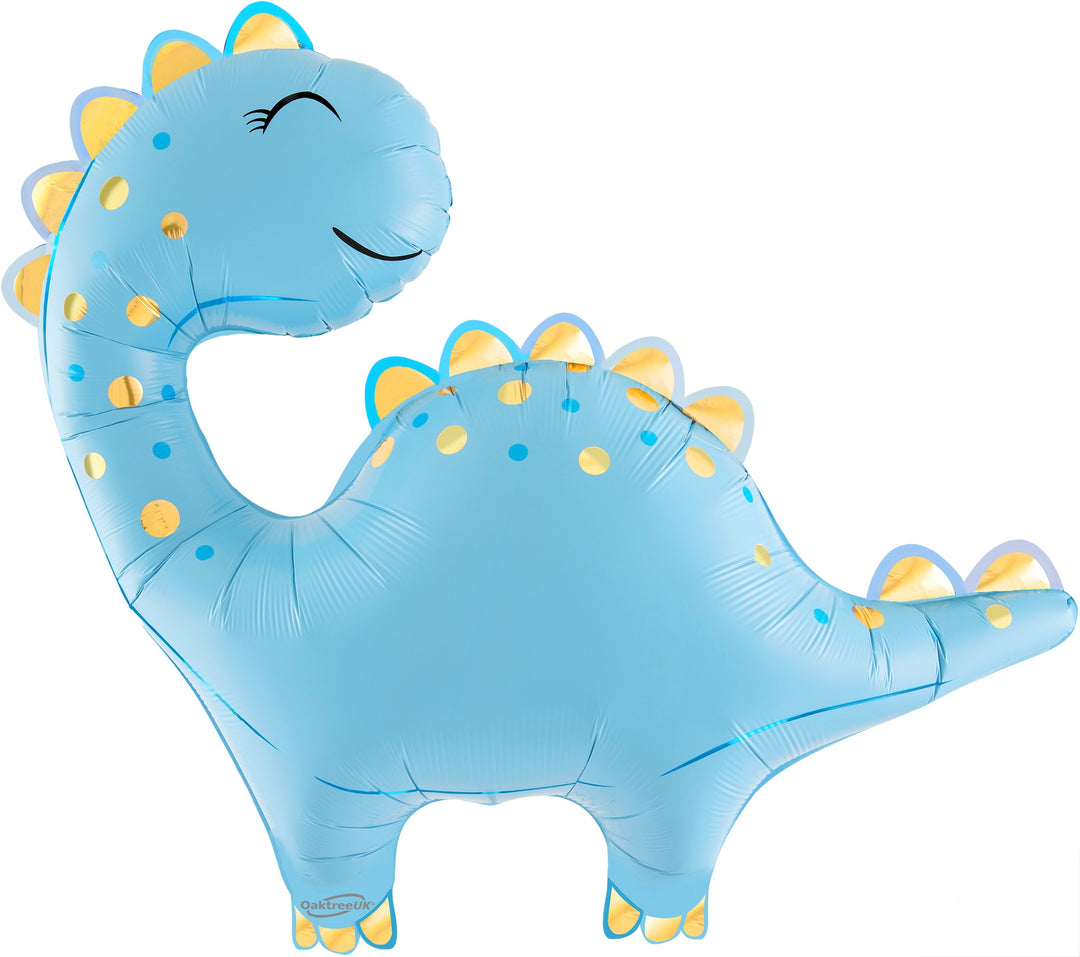 Cute Dinosaur Foil Balloon, blue