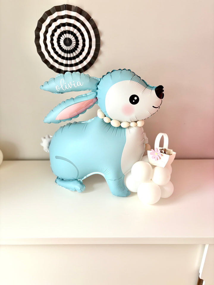 Easter Bunny Balloon with basket