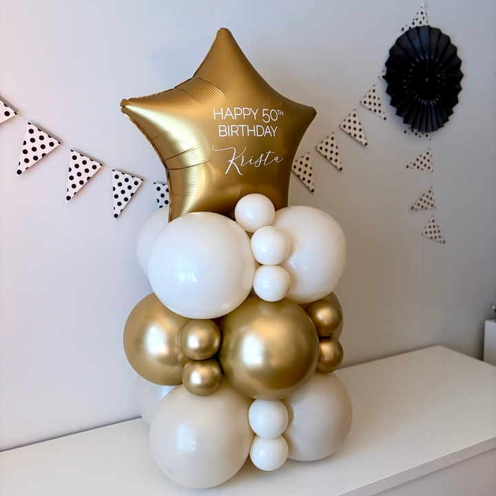Custom Star Balloon Column