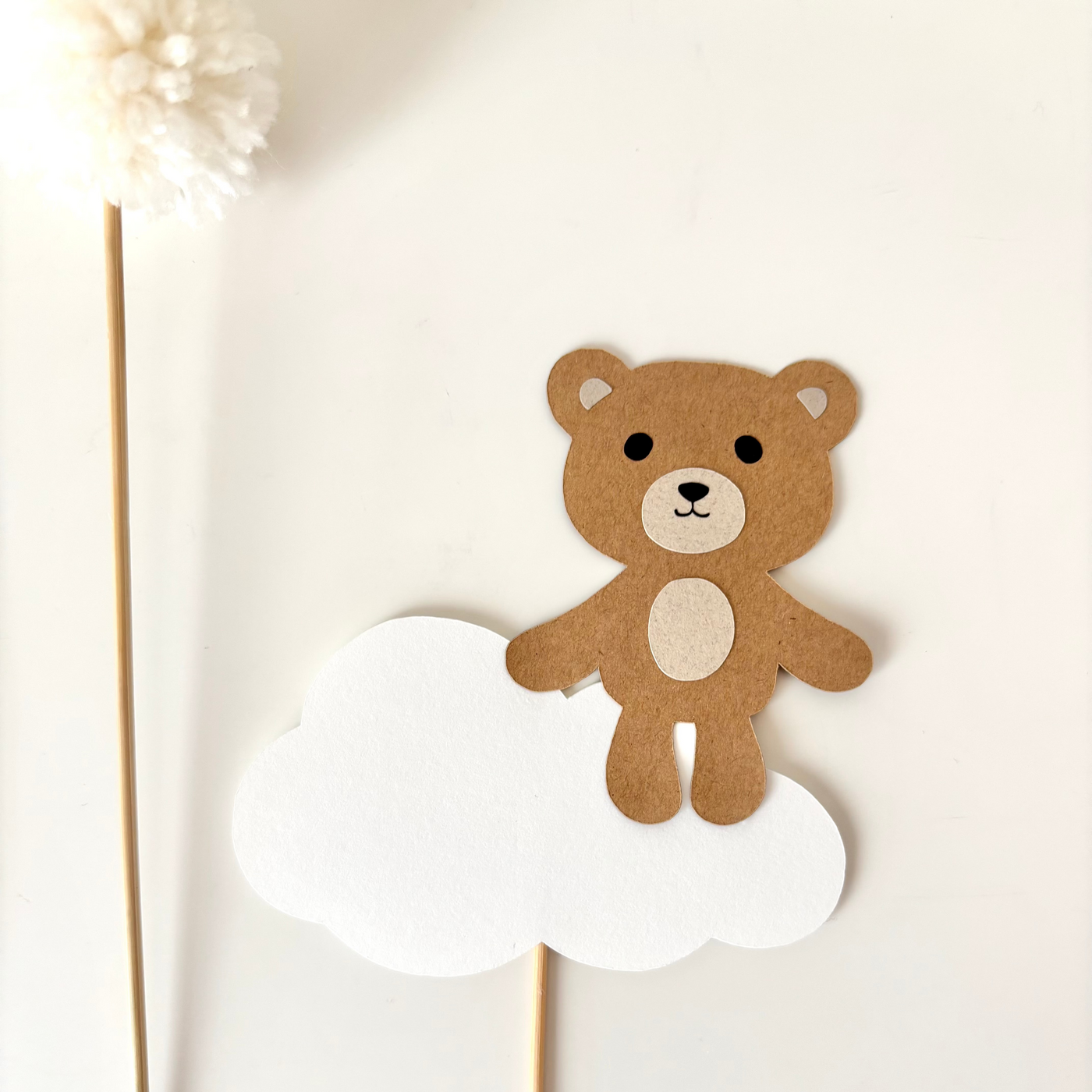 Baby Bear Cake Topper Set