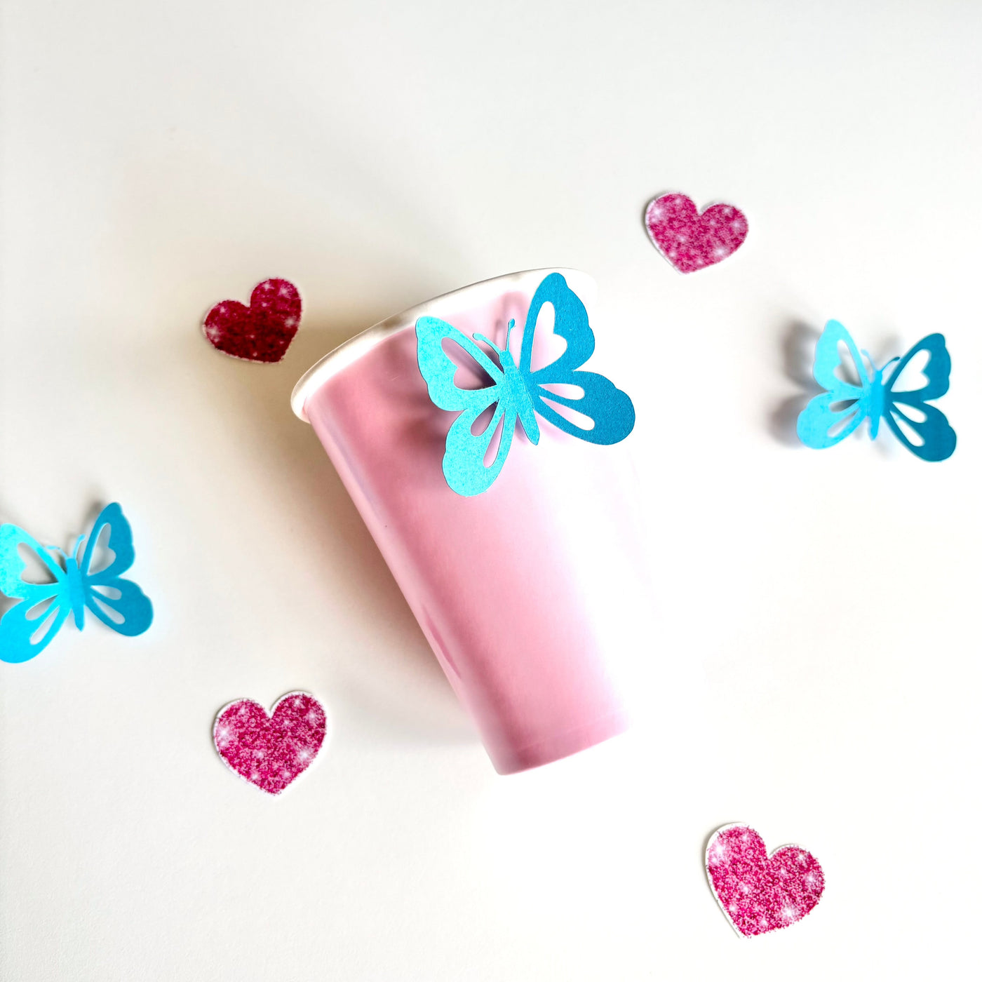 Butterfly Cup Charms