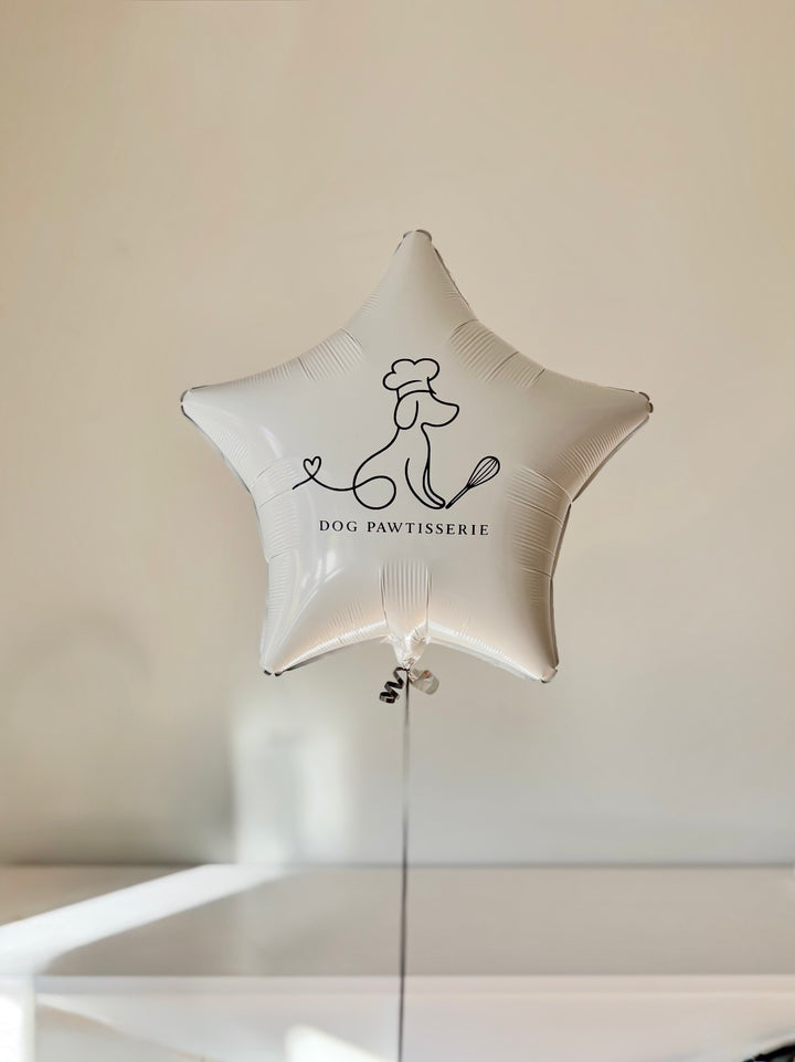 Branded Helium Star Balloon