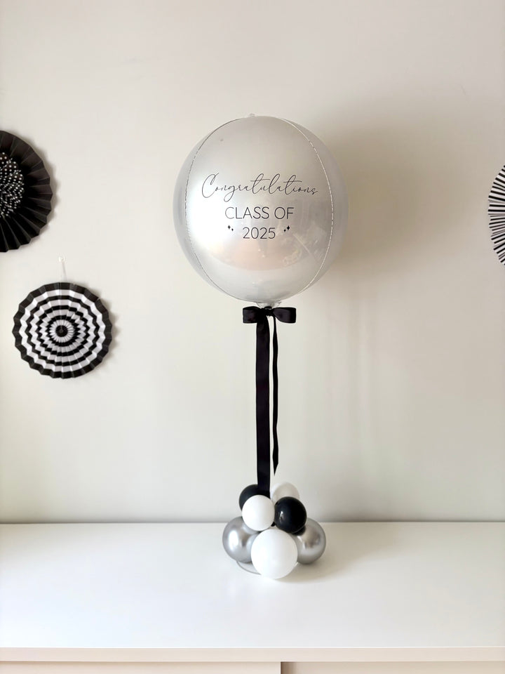 Balloon Table Centrepiece, orbz topper