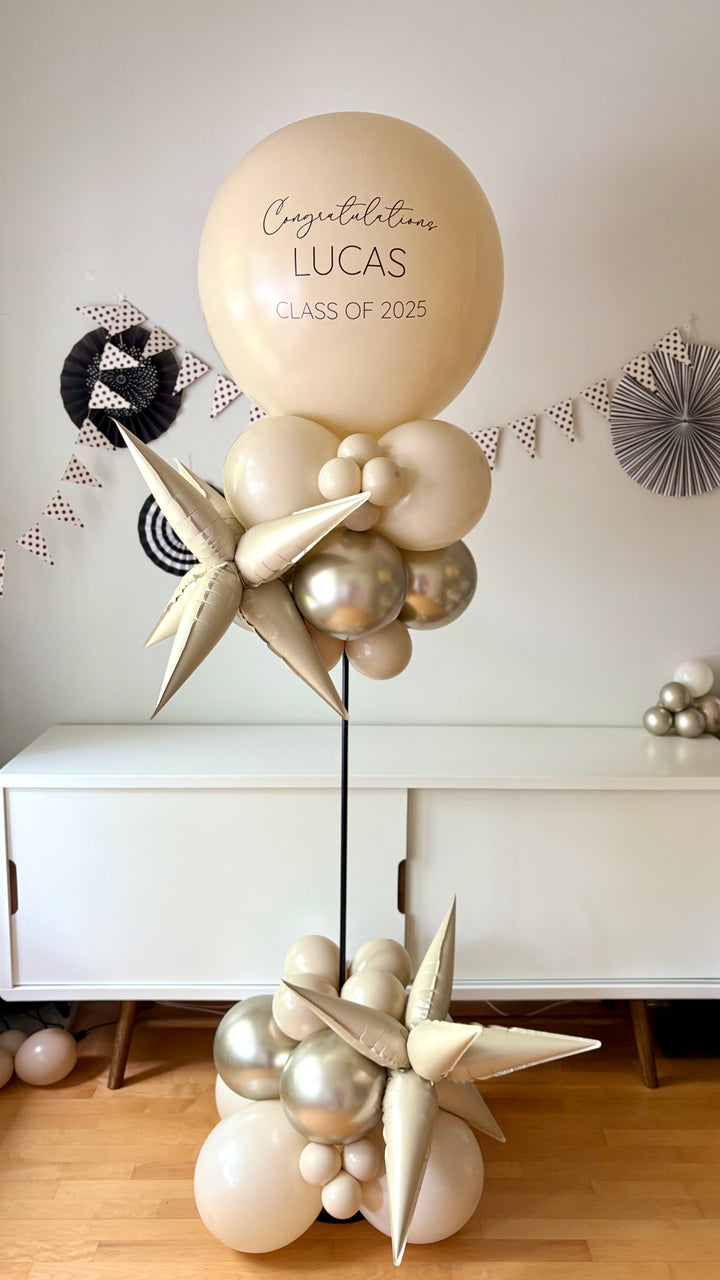 Personalized GRAD Crazy Tower (choose your colours)