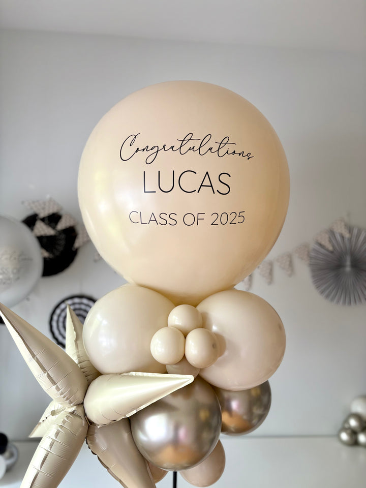 Personalized GRAD Crazy Tower (choose your colours)