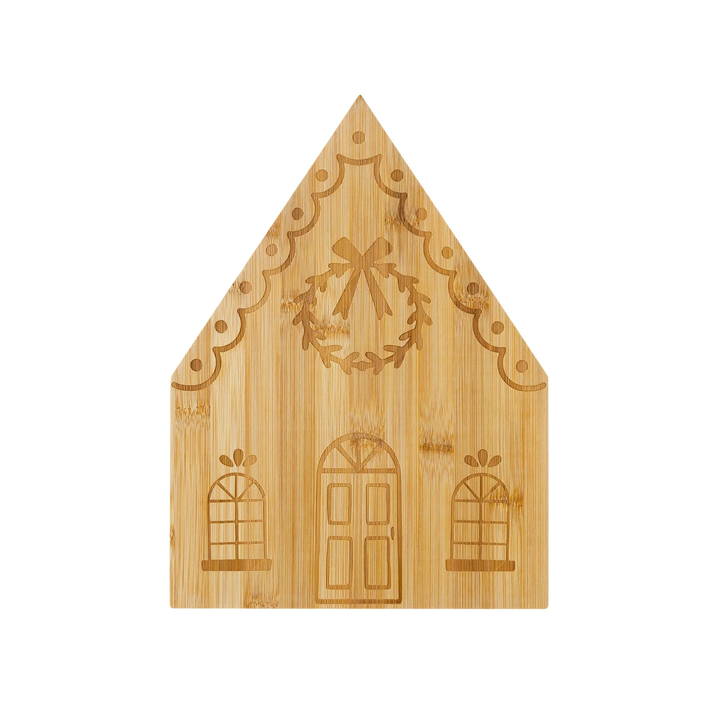 Gingerbread House Bamboo Board