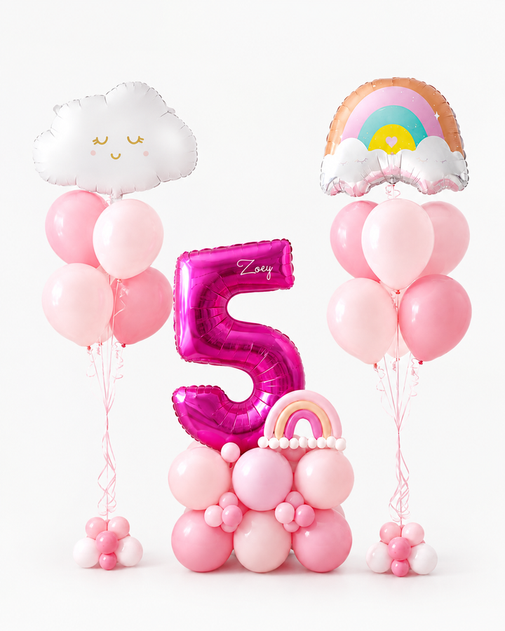 Rainbow Dreams Birthday Vignette
